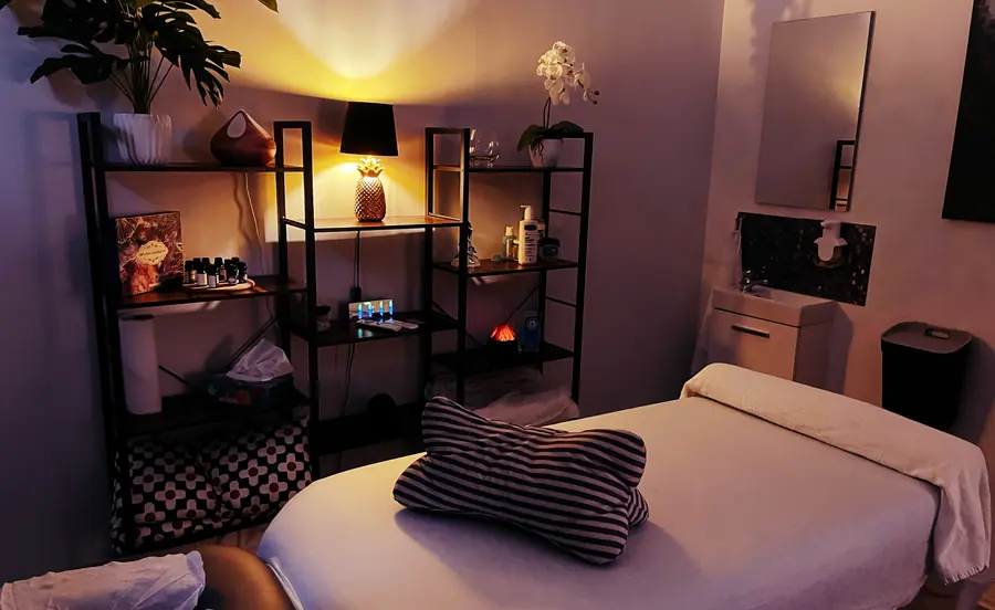 Detail view of a professionally equipped practice room